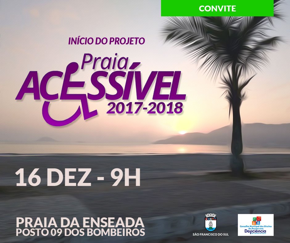 Projeto Praia Acessível São Francisco do Sul